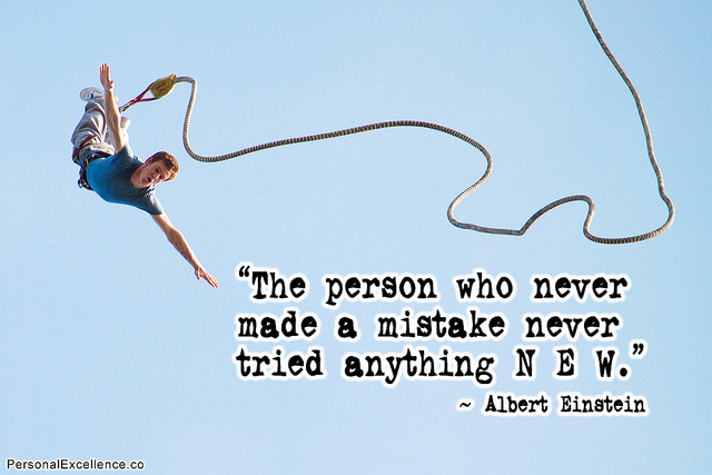 Einstein quote about trying new things