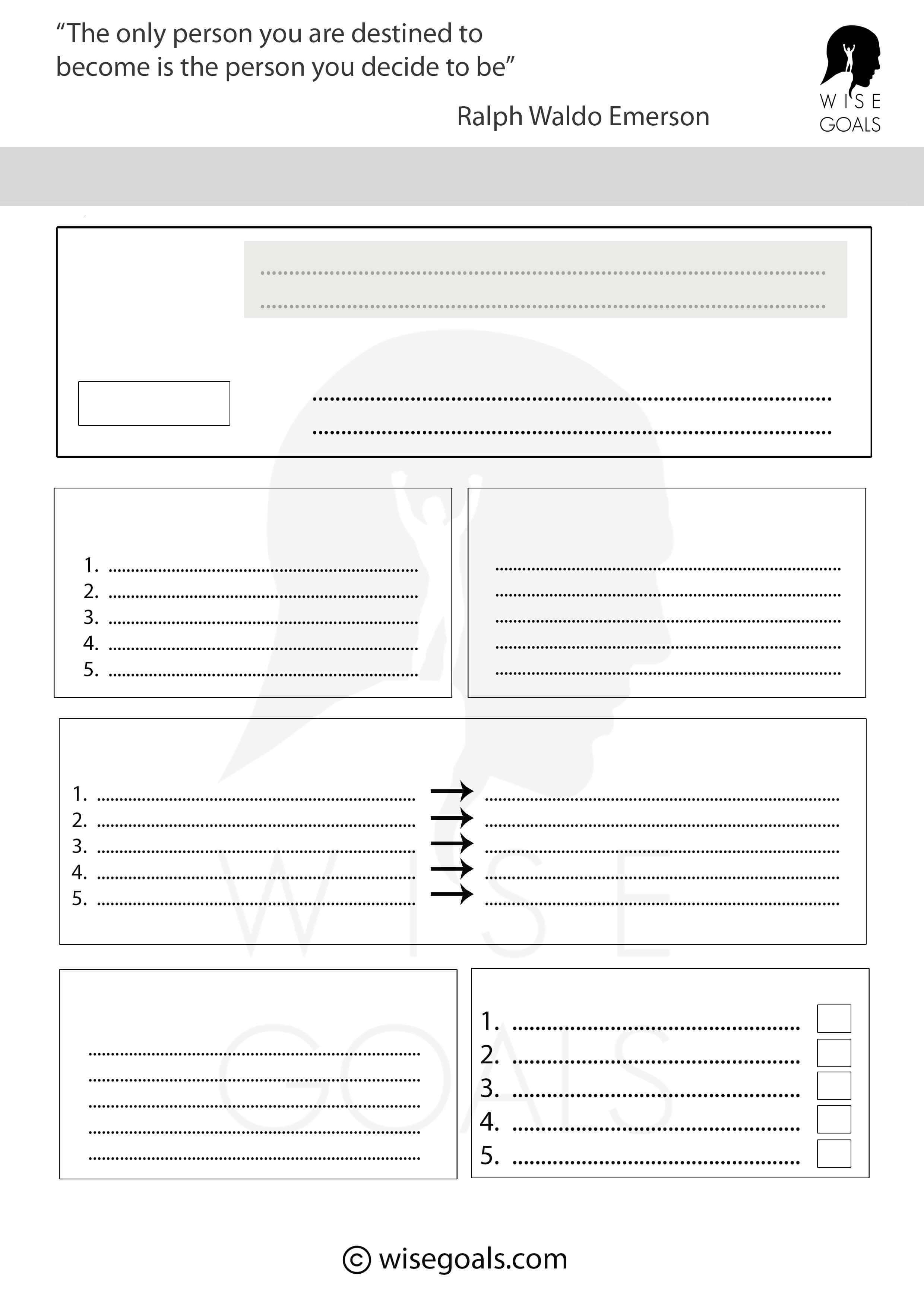 goal template 6