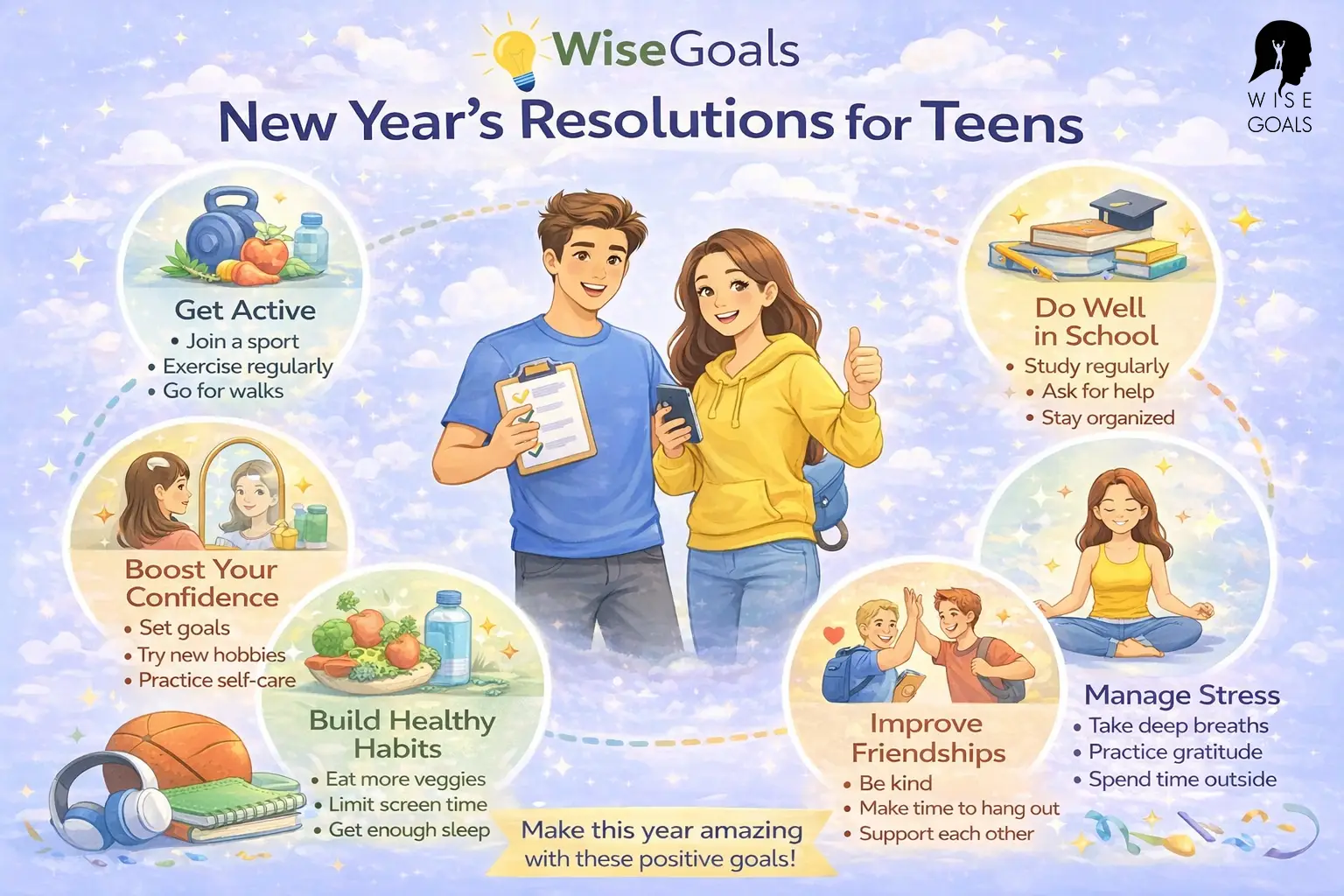 New year's resolutions for teens