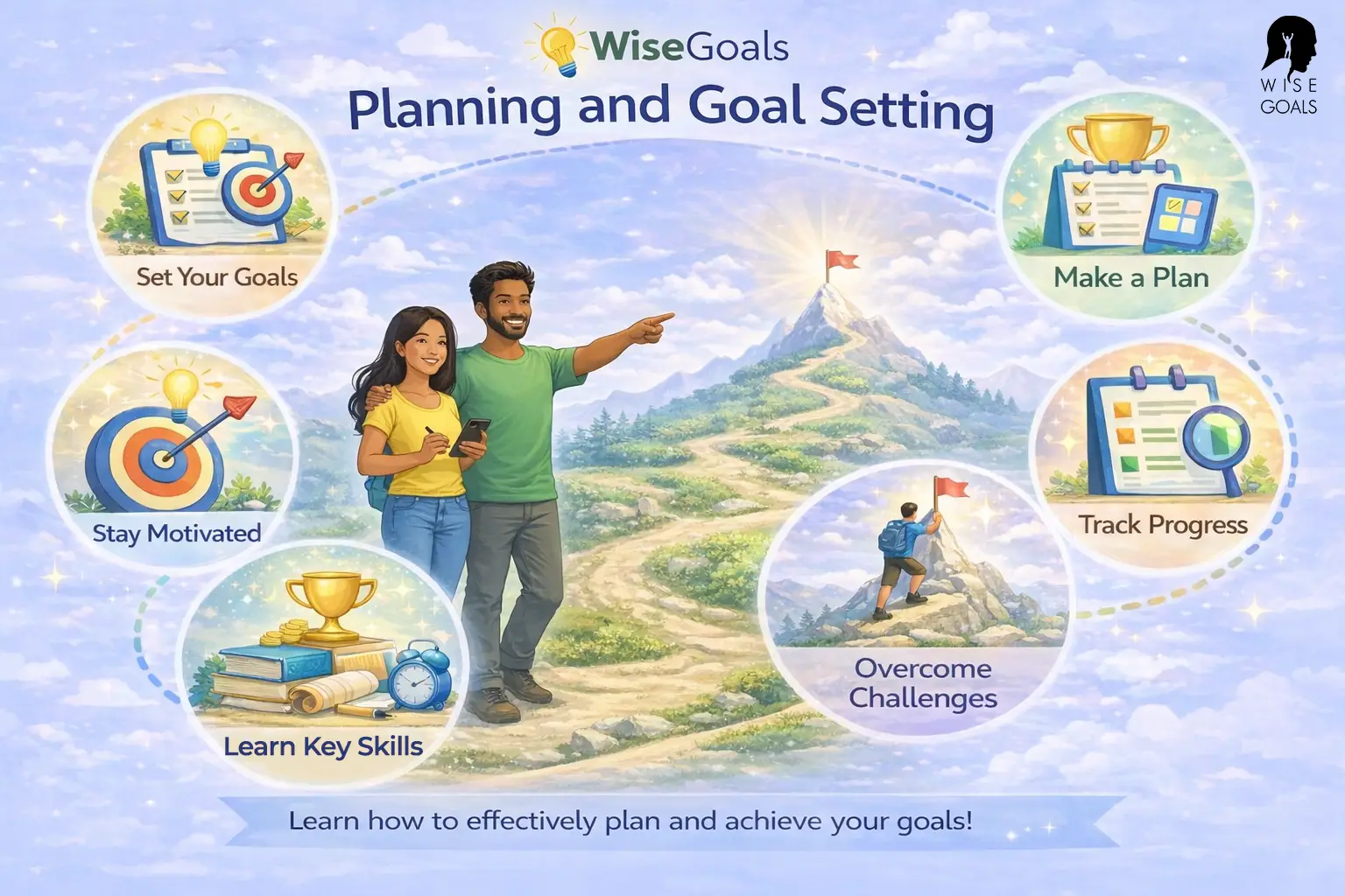 Planning and goal setting with WiseGoals