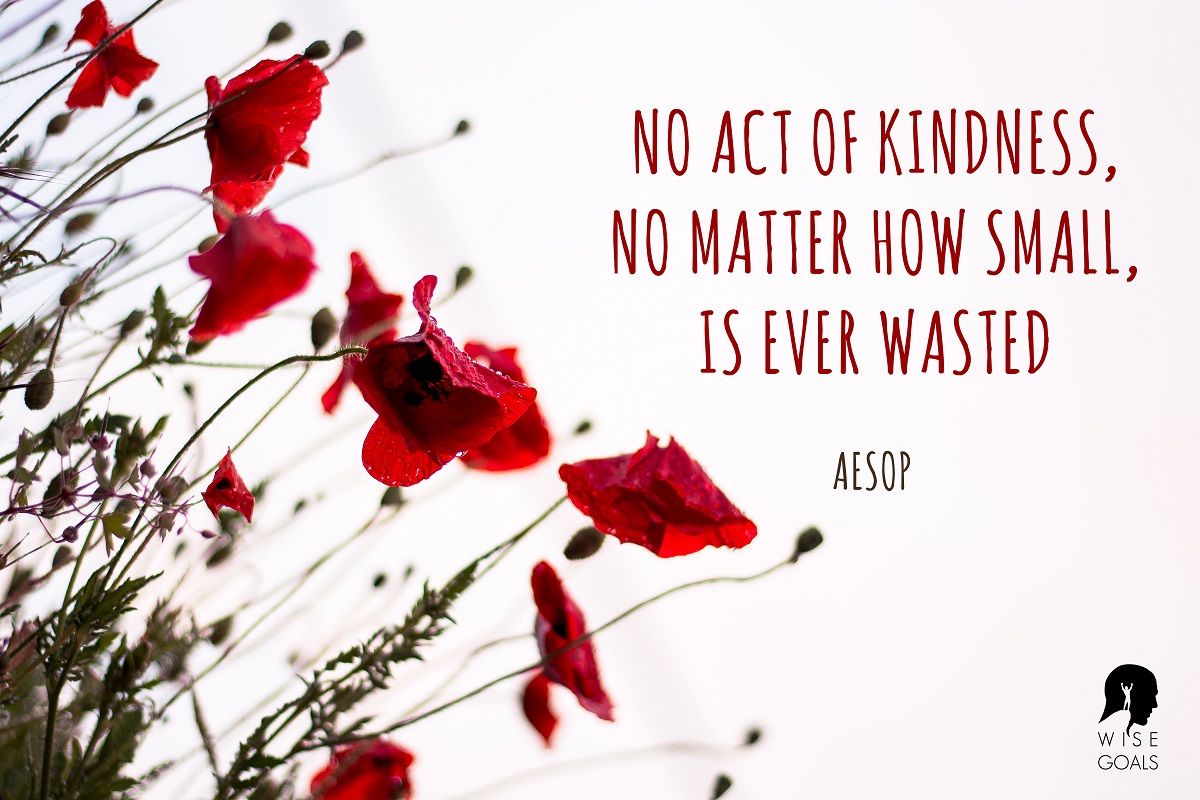 Aesop quote about kindness