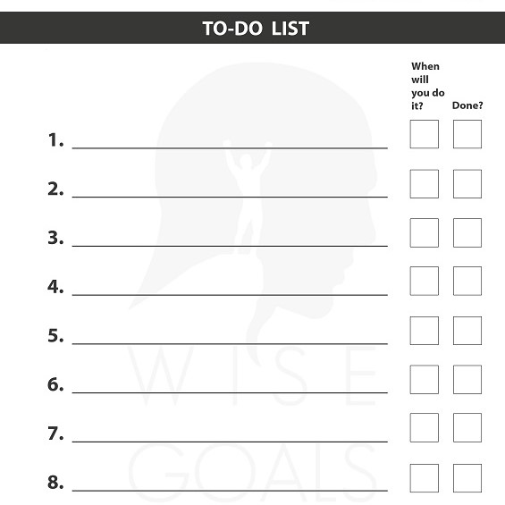 Smart goal worksheet