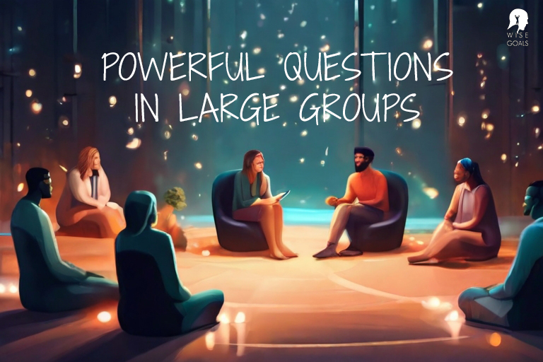 Powerful questions in large groups